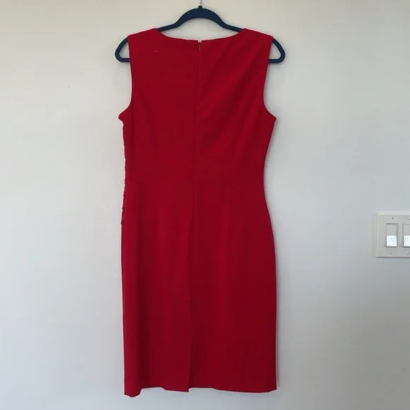 Calvin Klein Red Dress size 10 - Picture 5 of 5